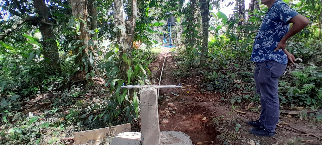 Pembangunan sumur bor RT.001-RW.02